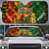 Portugal Football Champions 2026 Auto Sun Shade Urban Graffiti Street Art Galo De Barcelos