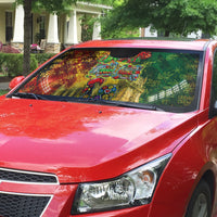 Portugal Football Champions 2026 Auto Sun Shade Urban Graffiti Street Art Galo De Barcelos