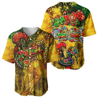Portugal Football Champions 2026 Baseball Jersey Urban Graffiti Street Art Galo De Barcelos
