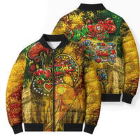 Portugal Football Champions 2026 Bomber Puffer Jacket Urban Graffiti Street Art Galo De Barcelos