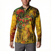 Portugal Football Champions 2026 Button Sweatshirt Urban Graffiti Street Art Galo De Barcelos
