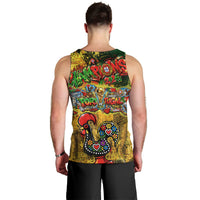Portugal Football Champions 2026 Men Tank Top Urban Graffiti Street Art Galo De Barcelos