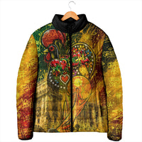 Portugal Football Champions 2026 Padded Jacket Urban Graffiti Street Art Galo De Barcelos
