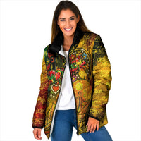 Portugal Football Champions 2026 Padded Jacket Urban Graffiti Street Art Galo De Barcelos