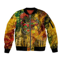 Portugal Football Champions 2026 Sleeve Zip Bomber Jacket Urban Graffiti Street Art Galo De Barcelos