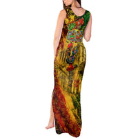 Portugal Football Champions 2026 Tank Maxi Dress Urban Graffiti Street Art Galo De Barcelos