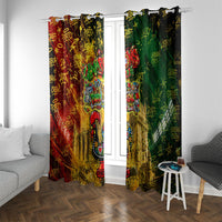 Portugal Football Champions 2026 Window Curtain Urban Graffiti Street Art Galo De Barcelos