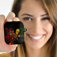Personalized Portugal Football Champions 2026 AirPods Case Rooster Mascot Comic Trophy Soccer Ball