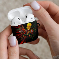 Personalized Portugal Football Champions 2026 AirPods Case Rooster Mascot Comic Trophy Soccer Ball