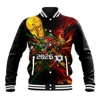 Personalized Portugal Football Champions 2026 Baseball Jacket Rooster Mascot Comic Trophy Soccer Ball