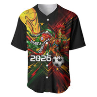 Personalized Portugal Football Champions 2026 Baseball Jersey Rooster Mascot Comic Trophy Soccer Ball