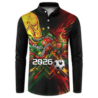 Personalized Portugal Football Champions 2026 Button Sweatshirt Rooster Mascot Comic Trophy Soccer Ball