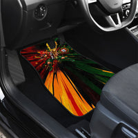 Personalized Portugal Football Champions 2026 Car Mats Rooster Mascot Comic Trophy Soccer Ball