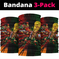 Personalized Portugal Football Champions 2026 Neck Gaiter Rooster Mascot Comic Trophy Soccer Ball