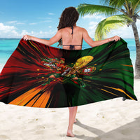 Personalized Portugal Football Champions 2026 Sarong Rooster Mascot Comic Trophy Soccer Ball
