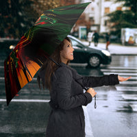 Personalized Portugal Football Champions 2026 Umbrella Rooster Mascot Comic Trophy Soccer Ball