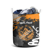 Personalized Montana Glacier National Park Laundry Basket Urban Graffiti Street Art Paint Splatter