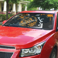 Personalized Montana Glacier National Park Auto Sun Shade Urban Graffiti Street Art Paint Splatter