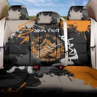 Personalized Montana Glacier National Park Back Car Seat Cover Urban Graffiti Street Art Paint Splatter