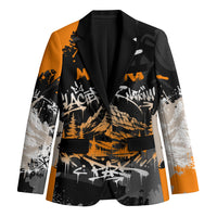 Personalized Montana Glacier National Park Blazer Urban Graffiti Street Art Paint Splatter