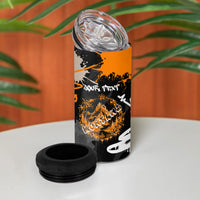 Personalized Montana Glacier National Park 4 in 1 Can Cooler Tumbler Urban Graffiti Street Art Paint Splatter