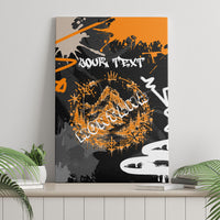Personalized Montana Glacier National Park Canvas Wall Art Urban Graffiti Street Art Paint Splatter
