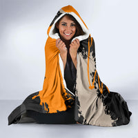 Personalized Montana Glacier National Park Hooded Blanket Urban Graffiti Street Art Paint Splatter