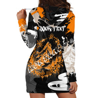 Personalized Montana Glacier National Park Hoodie Dress Urban Graffiti Street Art Paint Splatter
