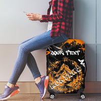 Personalized Montana Glacier National Park Luggage Cover Urban Graffiti Street Art Paint Splatter