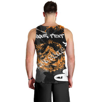 Personalized Montana Glacier National Park Men Tank Top Urban Graffiti Street Art Paint Splatter