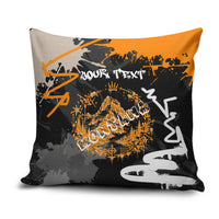 Personalized Montana Glacier National Park Pillow Cover Urban Graffiti Street Art Paint Splatter