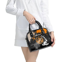 Personalized Montana Glacier National Park Shoulder Handbag Urban Graffiti Street Art Paint Splatter