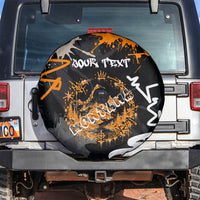 Personalized Montana Glacier National Park Spare Tire Cover Urban Graffiti Street Art Paint Splatter