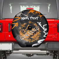 Personalized Montana Glacier National Park Spare Tire Cover Urban Graffiti Street Art Paint Splatter