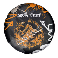 Personalized Montana Glacier National Park Spare Tire Cover Urban Graffiti Street Art Paint Splatter