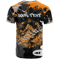 Personalized Montana Glacier National Park T Shirt Urban Graffiti Street Art Paint Splatter