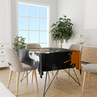 Personalized Montana Glacier National Park Tablecloth Urban Graffiti Street Art Paint Splatter