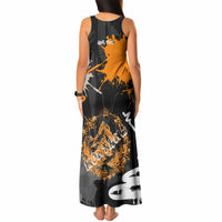 Personalized Montana Glacier National Park Tank Maxi Dress Urban Graffiti Street Art Paint Splatter