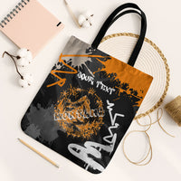 Personalized Montana Glacier National Park Tote Bag Urban Graffiti Street Art Paint Splatter