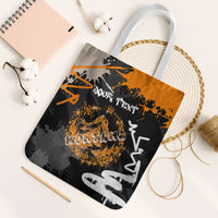 Personalized Montana Glacier National Park Tote Bag Urban Graffiti Street Art Paint Splatter