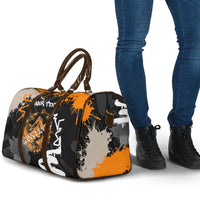 Personalized Montana Glacier National Park Travel Bag Urban Graffiti Street Art Paint Splatter