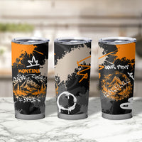 Personalized Montana Glacier National Park Tumbler Cup Urban Graffiti Street Art Paint Splatter