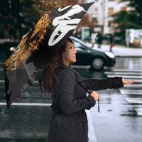 Personalized Montana Glacier National Park Umbrella Urban Graffiti Street Art Paint Splatter
