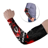 Personalized Montana Grizzly Bear and Bison Arm Sleeves Urban Graffiti Grunge Paint Splatter