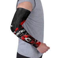 Personalized Montana Grizzly Bear and Bison Arm Sleeves Urban Graffiti Grunge Paint Splatter