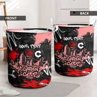 Personalized Colorado Garden Of The Gods Laundry Basket Urban Graffiti Paint Splatter Street Art