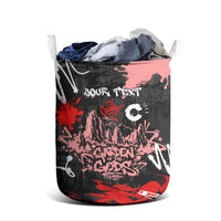 Personalized Colorado Garden Of The Gods Laundry Basket Urban Graffiti Paint Splatter Street Art