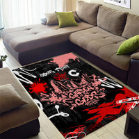 Personalized Colorado Garden Of The Gods Area Rug Urban Graffiti Paint Splatter Street Art
