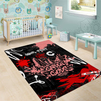 Personalized Colorado Garden Of The Gods Area Rug Urban Graffiti Paint Splatter Street Art