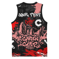 Personalized Colorado Garden Of The Gods Basketball Jersey Urban Graffiti Paint Splatter Street Art